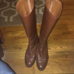 J Crew field boots